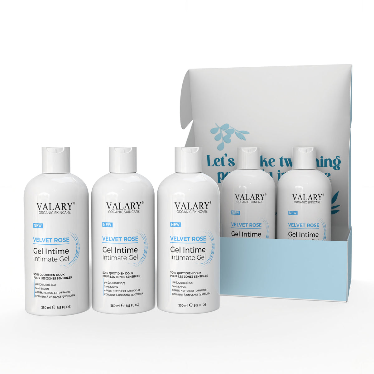 Pack Intime Essentiel – 3 Gels + 2 Offerts